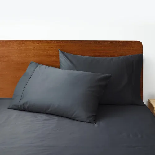 Vista 148 de Juego de 2 fundas de almohada 100% de algodón egipcio, fundas de almohada refrescantes de 400 hilos, fundas de almohada suaves y transpirables