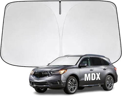 Vista 97 de Parasol para parabrisas Acura MDX 2001-2013, protector de parabrisas 300T, bloquea los rayos UV, ajuste personalizado, MDX para parabrisas