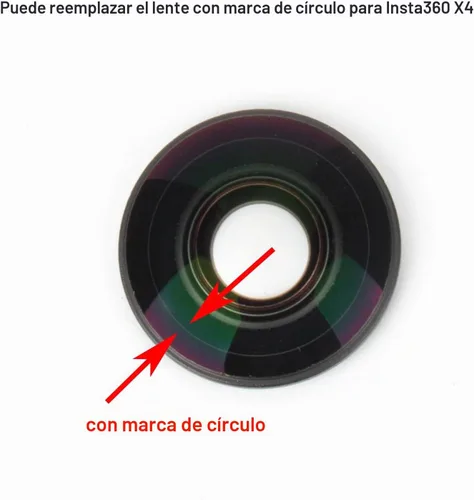 Vista 3 de Lente de cámara de repuesto para cámara de acción Insta360 X4 Accesorios de pieza de reparación