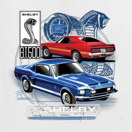Vista 2 de Wild Bobby Shelby GT 500 Cobra Ford Motors - Regalo oficial para hombres, automóviles y camiones, sudadera unisex con cuello redondo