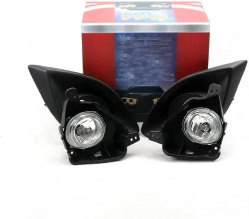 Vista 4 de Auto-Tech - Lámparas antiniebla transparentes de repuesto para Mazda 2 M2 2010-2014 Kit de montaje de faros antiniebla delanteros (un par)