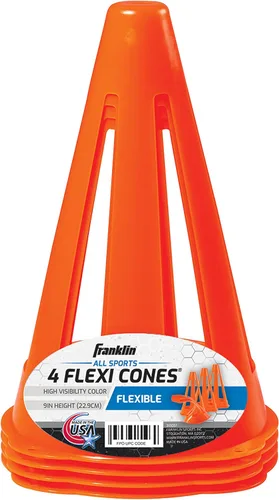 Vista 8 de FRANKLIN SPORTS INDUSTRIA 4PK 10' Flex Marcador Cono Fútbol Accesorios