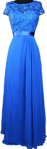 Vista 18 de Meier - Vestido para la madre de la novia con cuentas y manga larga.