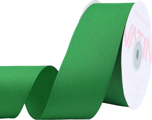 Vista 237 de VATIN Cinta de Grogrén Negra, 1-1/2" x 50 Yardas Continuas, Cinta de Grogrén de Poliéster Negra, Usar para Lazos de Bricolaje, Accesorios