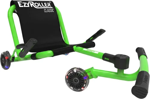 Vista 11 de EzyRoller Juguete clásico con ruedas LED para niños, de 3 a 12 años, hasta 154 libras, color morado Púrpura