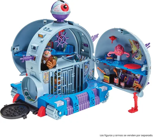 Vista 4 de Teenage Mutant Ninja Turtles TMNT Classic Technodrome Playset - Exclusivo de Amazon