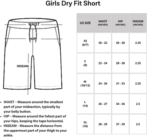 Vista 5 de Paquete de 4 pantalones cortos para correr con cordón y bolsillos para niñas