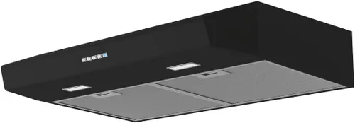 Vista 8 de Zephyr Campana extractora de inserción de 21 pulgadas, 400 CFM, potencia de 3 velocidades, ventilador Tornado, mini toldo de ventilación integrado