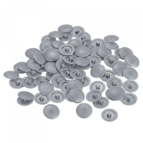 Vista 20 de uxcell Cubiertas de tapa de rosca, 80 piezas de 0.657 x 0.169 in de plástico para tornillos de rosca Phillips Cam Tornillo autorroscante, marrón café