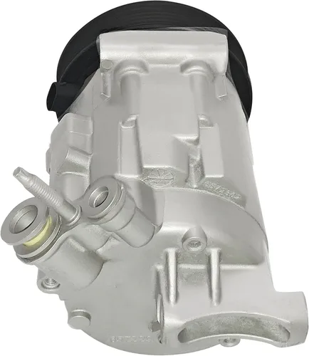 Vista 4 de Compresor de CA RYC y embrague de A/C FG680 (se adapta a Chevrolet Equinox 2.4L 2010-2011; compatible con GMC Terrain 2.4L 2010-2011)