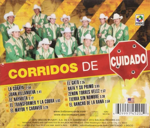 Vista 2 de Corridos De Cuidado
