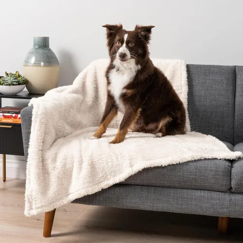 Vista 19 de PetAmi Manta de felpa suave para perros y gatos, pequeña de 24 x 32
