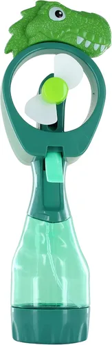 Vista 3 de Delightmoon Dinosaur Water Mist Spray Botella Ventilador portátil de mano Mister - Funciona con pilas (azul)