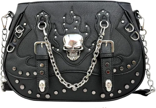 Vista 2 de Texas West - Bolso para mujer diseño de calavera