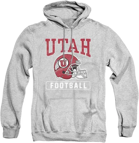 Vista 2 de University of Utah Sudadera con capucha oficial de baloncesto unisex para adultos