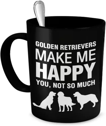 Vista 4 de DogsMakeMeHappy Taza Basset Hound – Basset Hounds Make Me Happy – Taza de café Basset Hound – Regalos de Basset Hound