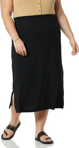 Vista 5 de Amazon Essentials - Falda midi de punto sin cierre para mujer (disponible en talla grande)