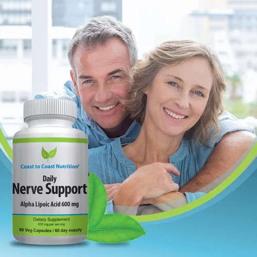 Vista 3 de Apoyo nervioso – Alivio avanzado de los nervios con ácido alfa lipoico 600 mg – Vitaminas nerviosas para aliviar los dolores de manos, piernas