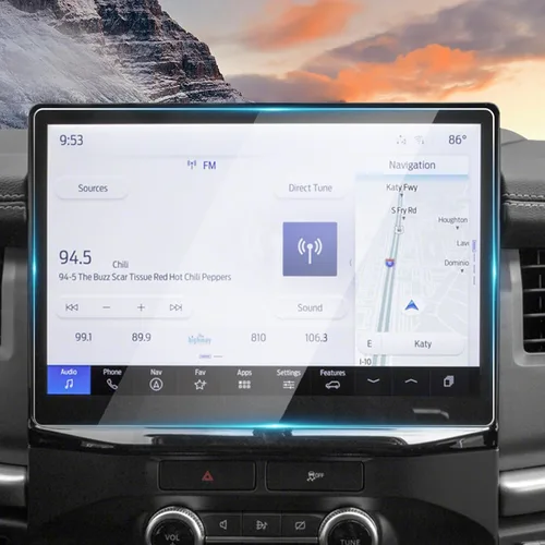 Vista 29 de Protector de pantalla compatible con Ford Ranger 2026, antirreflejos, mate, para Ford Ranger LARIAT/Raptor SYNC 4 Pickup Truck de 12 pulgadas