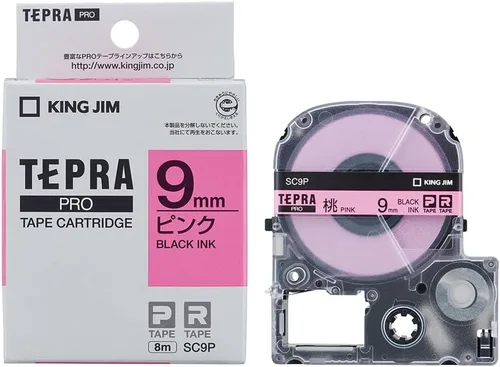 Vista 25 de King Jim Tepra PRO SC6B Color Label 0.236 in Cartucho de cinta azul
