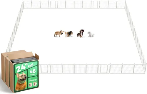 Vista 99 de FXW Rollick - Corralito para perros para patio, campamento con casa rodante, patentado, 24 pulgadas, 2 paneles Fácil instalación, resistente