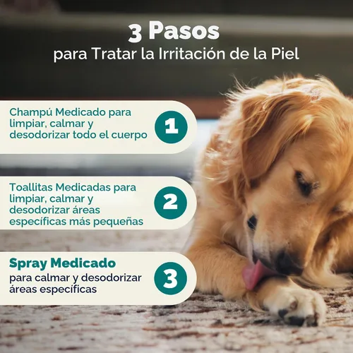 Vista 6 de Vetnique Dermabliss Champú medicado para gatos y perros, clorhexidina
