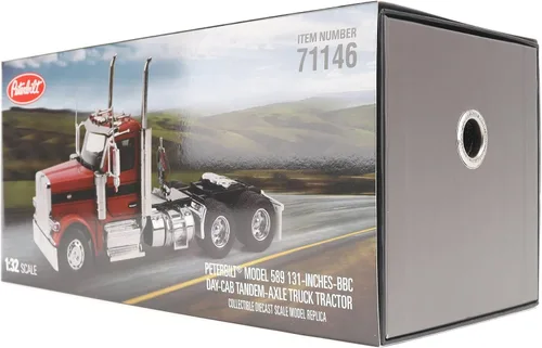 Vista 7 de Diecast Masters 1:32 Peterbilt 589 Tandem Day Cab Semi Truck, 71146