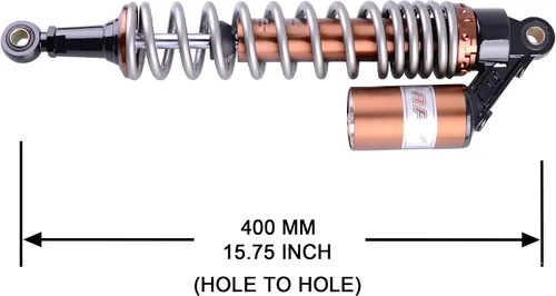 Vista 6 de Amortiguadores traseros universales de 15.75 pulgadas de 15.748 in para Honda Suzuki Kawasaki Yamaha ATV Go Kart Quad Dirt Sport Bikes