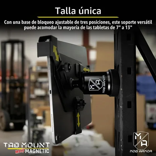 Vista 2 de Mob Armor Soporte magnético para tableta Maxx con soporte de pestaña