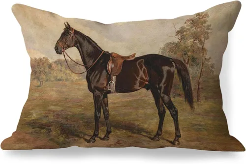 Vista 23 de Fundas de almohada de 12 x 20 pulgadas, regalos para amantes de los caballos, fundas de almohada lumbares decorativas para el hogar, sala de estar