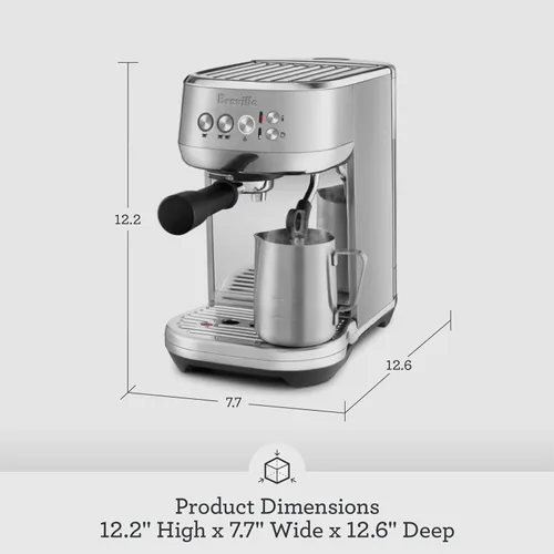 Vista 3 de Máquina de Espresso Breville Bambino Plus BES500BSS, Acero Inoxidable Cepillado