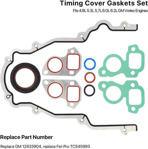 Vista 3 de Junta de tapa de sincronización para Chevy GMC con motor LS 4.8L 5.3L 6.0L