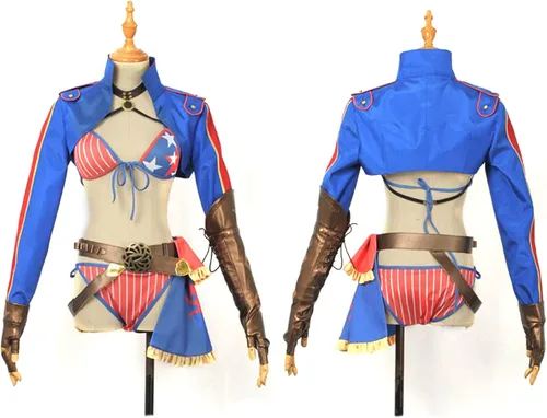 Vista 5 de Traje de mujer para disfraz de anime de cosplay