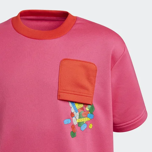 Vista 6 de adidas x Classic Lego Bricks Camiseta de ajuste suelto para niños