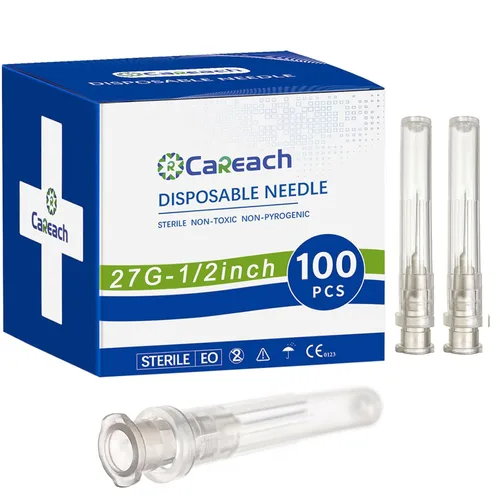 Vista 13 de 100 piezas 18 g 1 pulgada Aguja para Accesorios de Laboratorio Industrial, Medición y Relleno de Tintas Rellenar tintas, envueltas individualmente