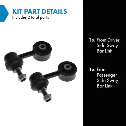 Vista 2 de TRQ Juego de 2 unidades para BMW E30 E36
