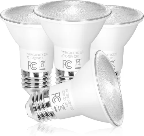 Vista 18 de Brightever Bombillas LED PAR20, bombillas de inundación equivalentes a 50 W, regulables, blanco cálido de 2700 K, bombilla PAR20 de ahorro de 2700K