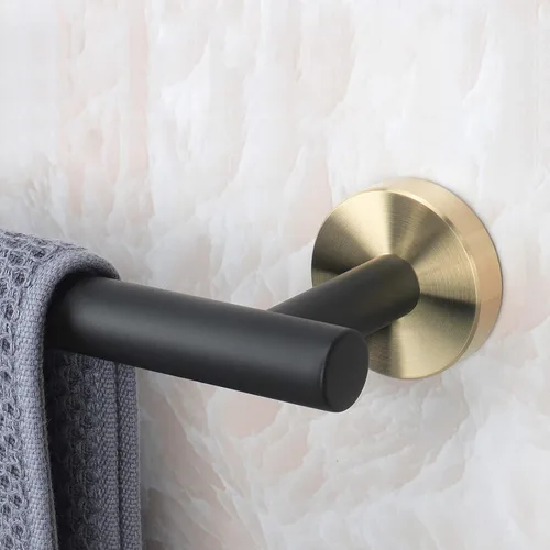 Vista 5 de NearMoon - Barra para toallas de baño, accesorios de baño de acero inoxidable, para toalla de ducha para baño, soporte de toalla montado en la pared