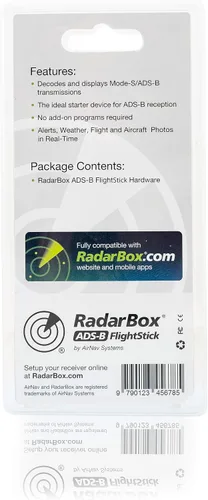 Vista 4 de AirNav Radar FlightStick - Receptor USB ADS-B con filtro integrado, amplificador y protección ESD
