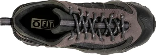 Vista 2 de Oboz Firebrand II Low B-Dry - Zapatos de senderismo para hombre, Gris