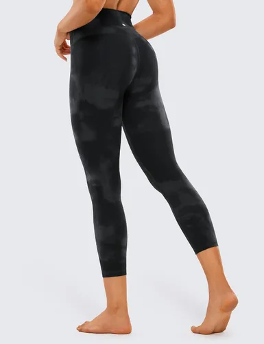 Vista 2 de CRZ YOGA Butterluxe - Leggings capri de entrenamiento cruzado para mujer, 23 pulgadas, cintura alta, pantalones de yoga