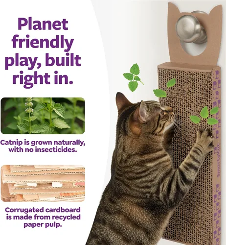 Vista 5 de Rascador corrugado SmartyKat para gatos