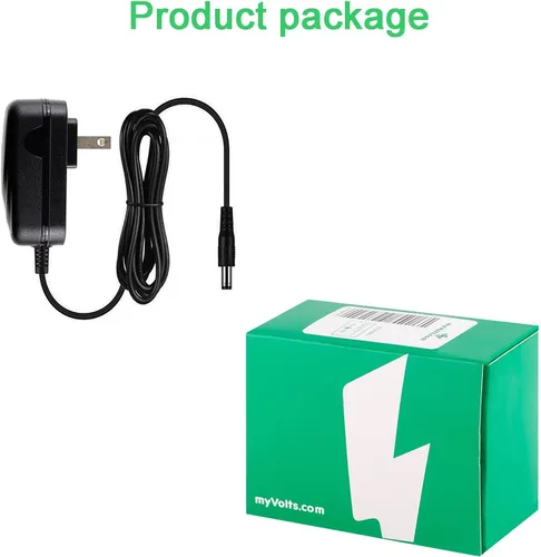Vista 3 de MyVolts Adaptador de fuente de alimentación de 12 V compatible con compresor de aire inalámbrico Ontel Air Hawk 2 - Enchufe de EE. UU