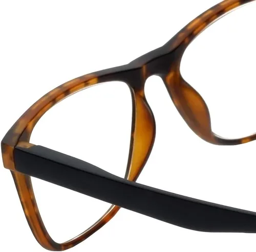 Vista 7 de Magz Astoria - Gafas de lectura cuadradas con luz azul + 1.50 Tortuga Hombres/Mujeres Cuello Colgantes Magnético Snap It Marco de Conexión Trasera