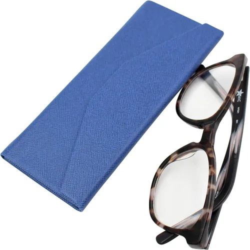 Vista 19 de Real Sic Funda para lentes de sol para hombres y mujeres, soporte magnético plegable para lentes de sol, inspirado en el color sólido