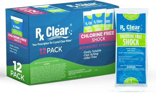 Vista 5 de Rx Clear Amortiguador de piscina sin cloro para piscinas y spas Bolsas