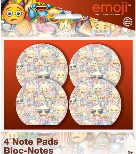 Vista 4 de Artículos de fiesta de Emojis, adhesivos acolchados con citas