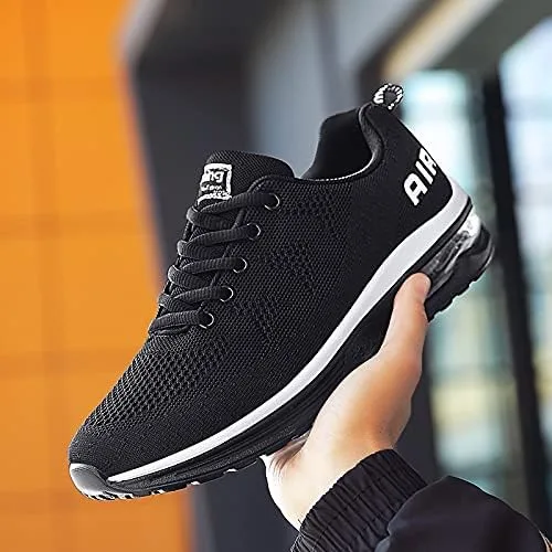 Vista 7 de Autper Mens Air Athletic Running Shoes Sneakers Lightweight Sport Gym Jogging Walking Tennis Sneakers US 6.5-US12.5