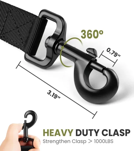 Vista 4 de Correa de cuerda elástica para perros Outdoormaster; para mayor seguridad y comodidad de su perro., M