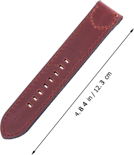 Vista 4 de Hemobllo - Correa de piel sintética para Fitbit Charge 3 (0.866in), color negro